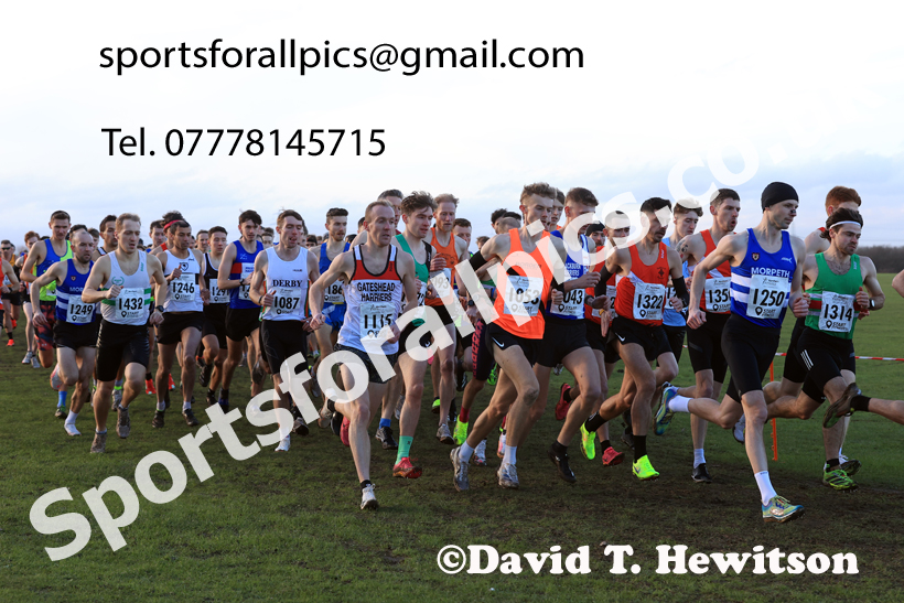 Senior Mens 2026 Northern Cross Country Champs., Pontefract Racecourse, Pontefract. Photo: David T. Hewitson/Sports for All Pics